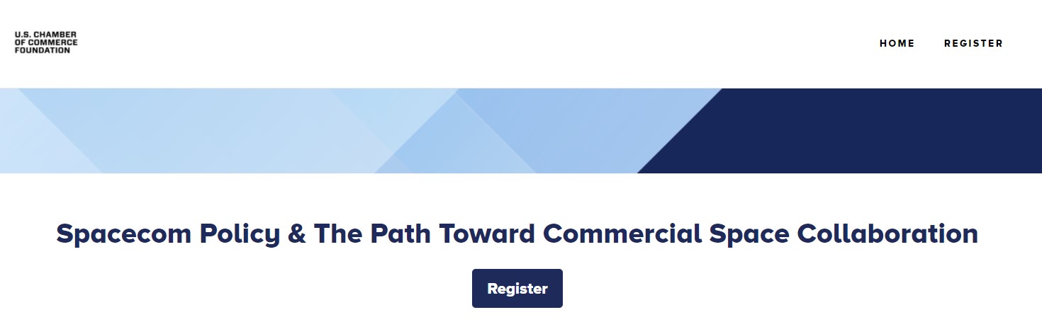 Upcoming Webinar: Spacecom Policy & the Path Toward Commercial Space Collaboration