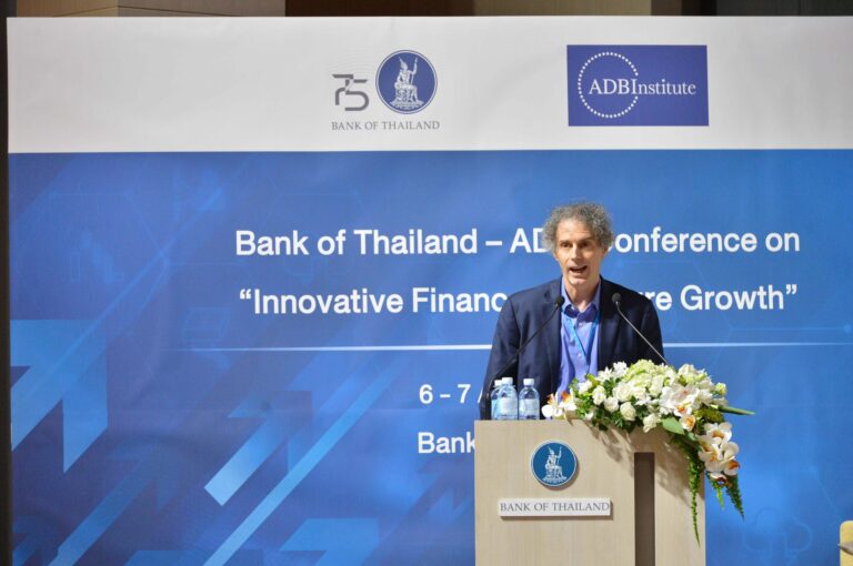Bank of Thailand – ADBI Conference on Innovative Finance for Future Growth