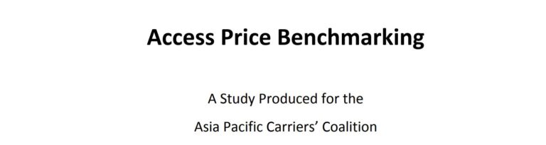 Access Price Benchmarking for APCC