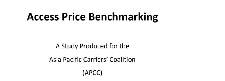 Access Price Benchmarking for APCC