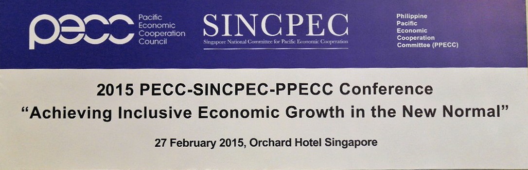 PECC Singapore Conference 2015: Achieving Inclusive Economic Growth in the New Normal