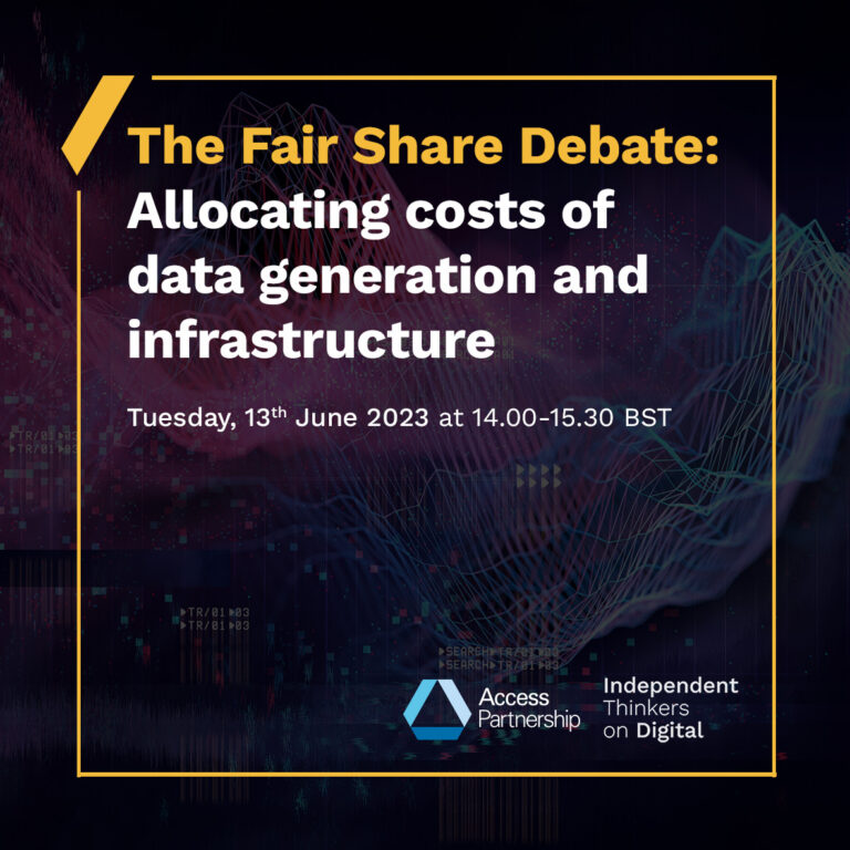 The Fair Share Debate: Allocating Costs of Data Generation and Infrastructure