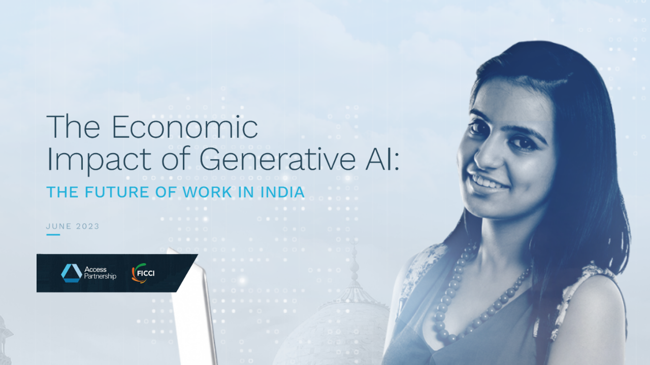 The Economic Impact of Generative AI: The Future of Work in India