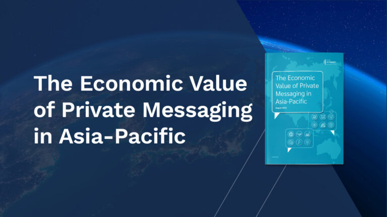 The Economic Value of Private Messaging in Asia-Pacific