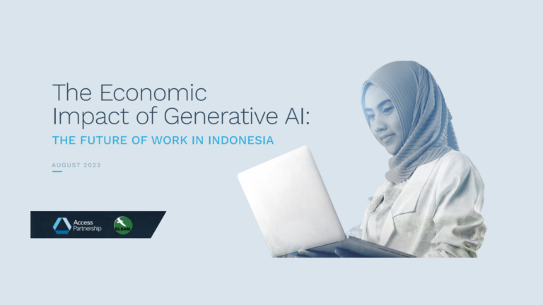 The Economic Impact of Generative AI: The Future of Work in Indonesia
