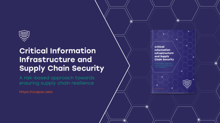 CCAPAC Annual Report: Critical Information Infrastructure and Supply Chain Security