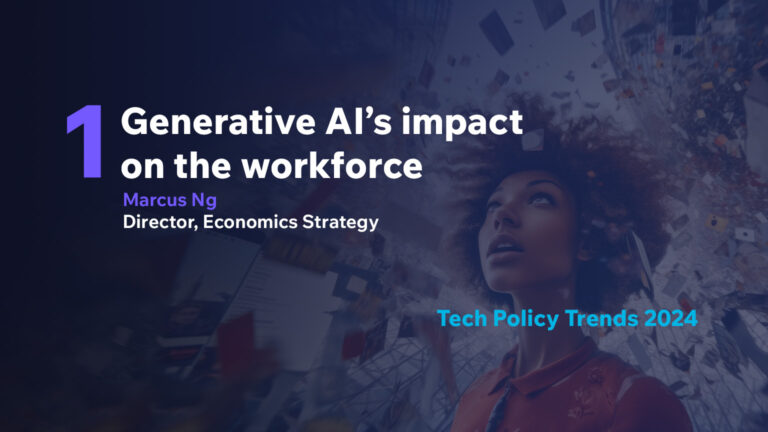 Tech Policy Trends 2024: Generative AI’s impact on the workforce