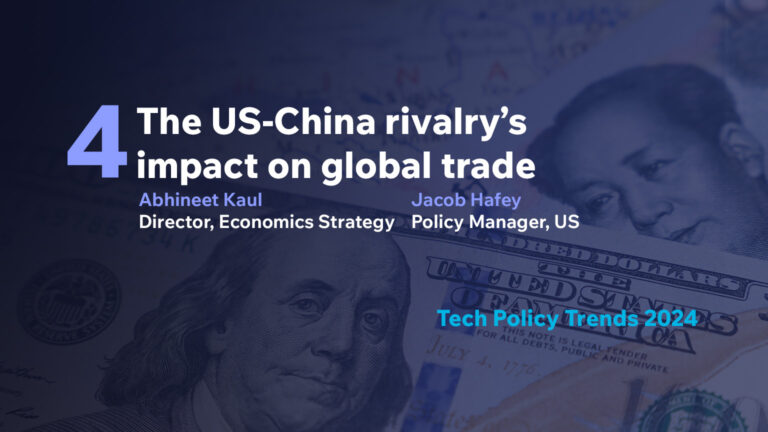 Tech Policy Trends 2024: The US-China rivalry’s impact on global trade