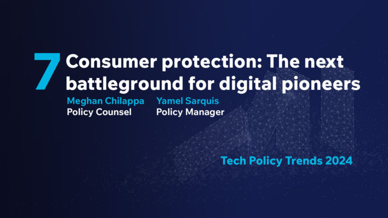 Tech Policy Trends 2024: Consumer protection – The next battleground for digital pioneers